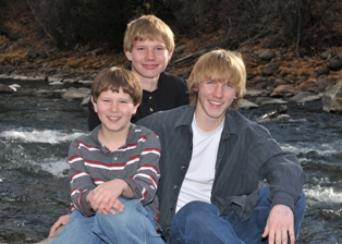 Nathan, Justin and Timothy